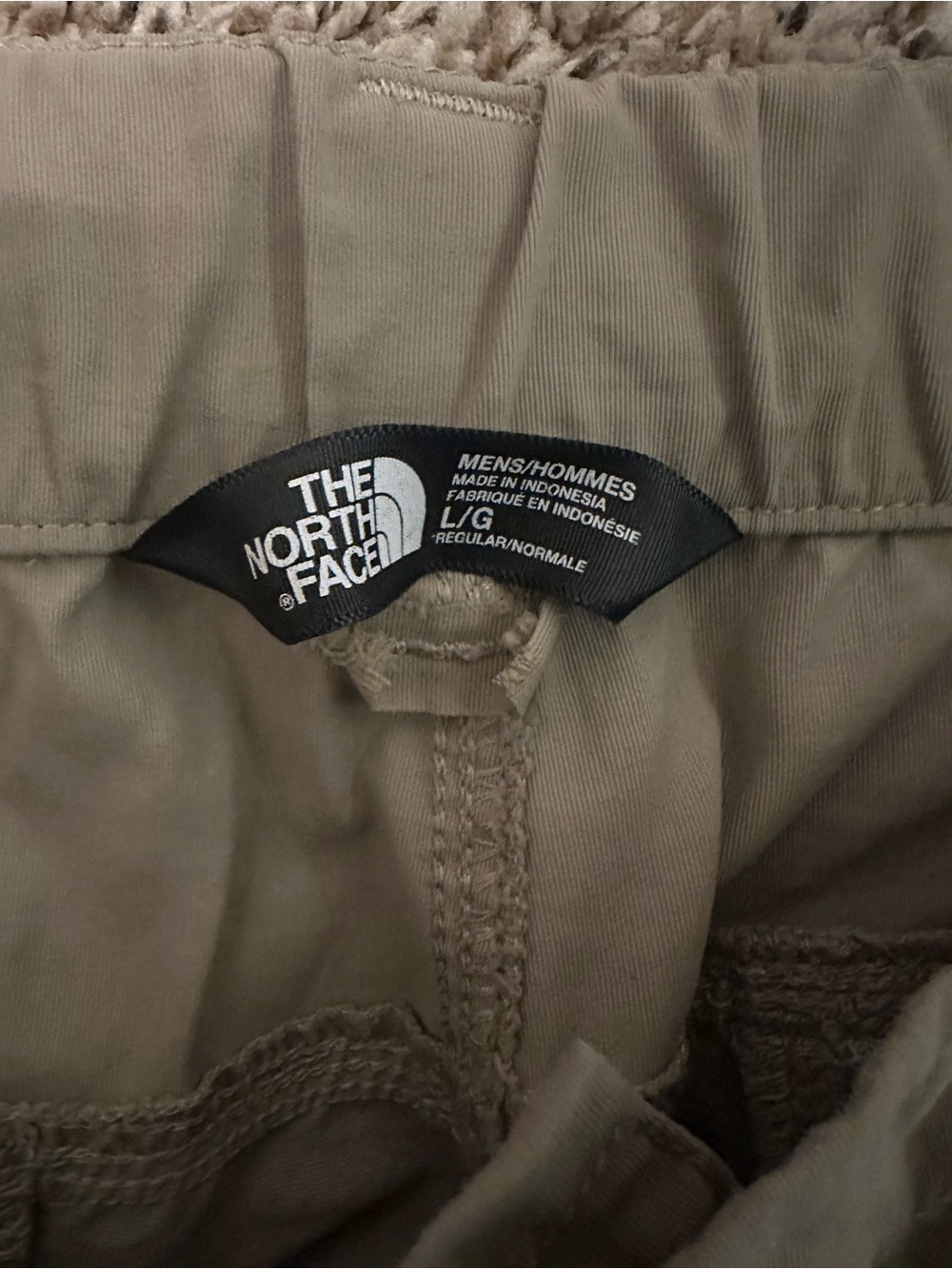 The North Face Men's Zip-Off Tan Cargo Pants - Picture 3 of 4